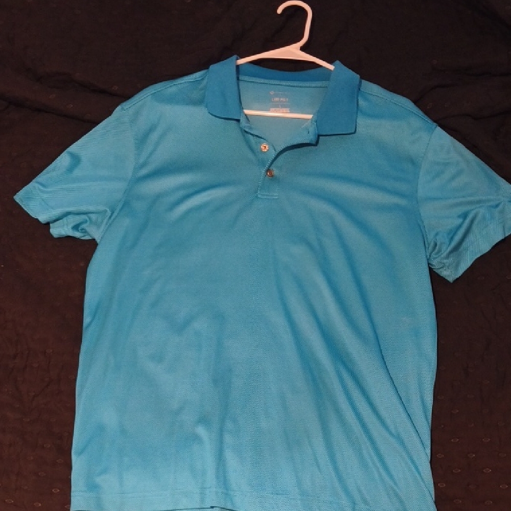 Vibrant Blue Polo Shirt for Men